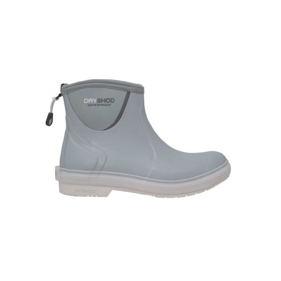 Dryshod Boots | Women's Slipnot Ankle Deck Boot Ghost Grey - Click Image to Close