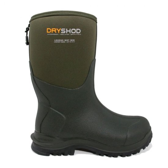 Dryshod Boots | Men's Legend MXT Mid Moss - Click Image to Close