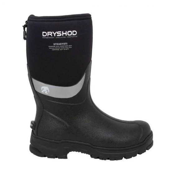 Dryshod Boots | Men's Steadyeti with genuine Vibram Arctic Grip Outsole Mid - Click Image to Close