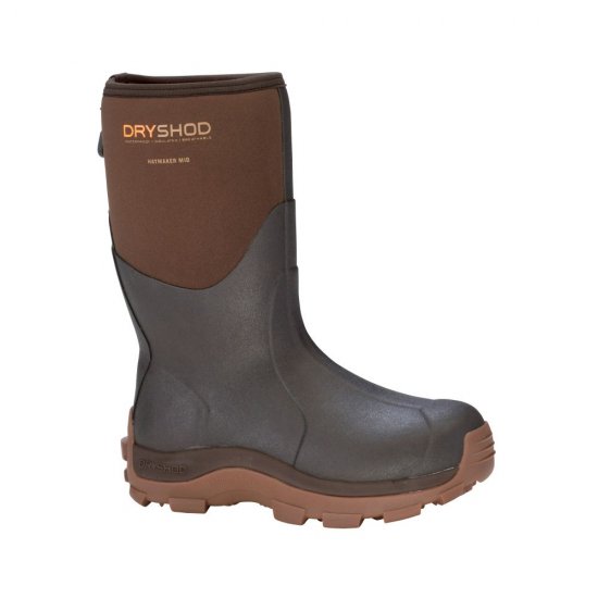 Dryshod Boots | Haymaker Men's Hard-Working Farm Boots Mid - Click Image to Close