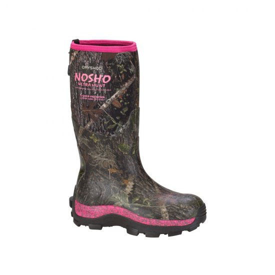 Dryshod Boots | Women's NOSHO Ultra Hunt Women's Cold-Conditions Hunting Boot Pink - Click Image to Close